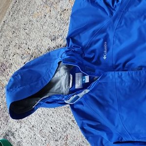 Columbia rain jacket, blue, Women's S